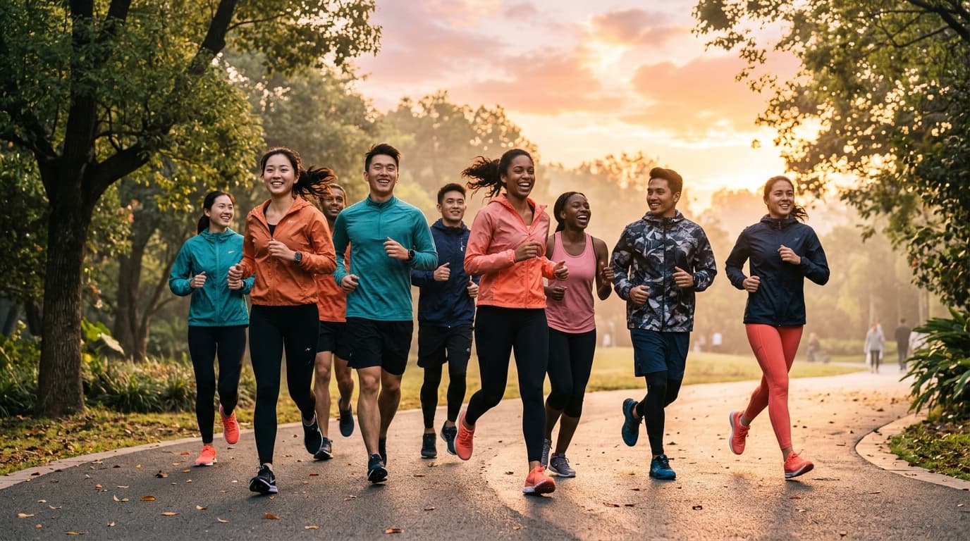 Morning running group